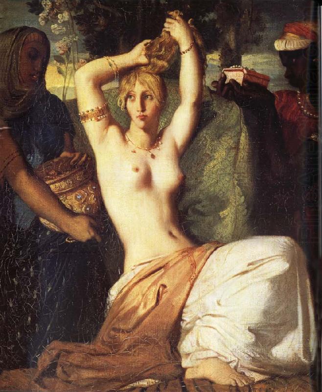 Esther Preparing to Appear before Ahasuerus, Theodore Chasseriau